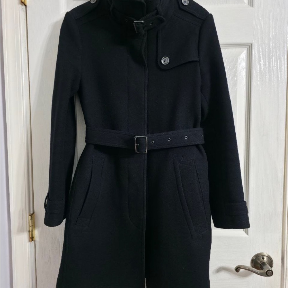 Size 8 Burberry Black Trench Coat for Women - Picture 5 of 13